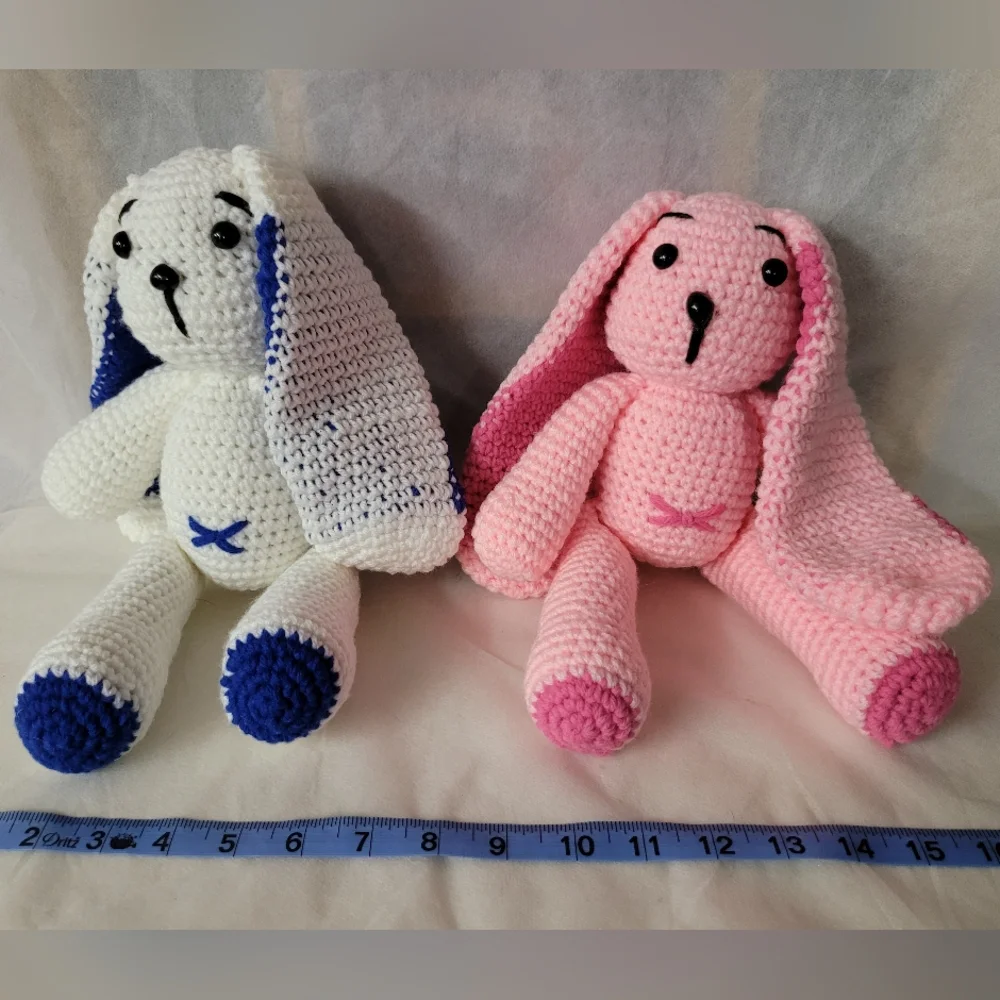 Crochet kawaii bunny, 16